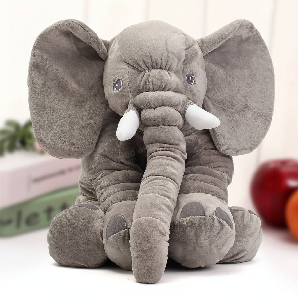 Soft Plush Elephant Pillow Toy Cuddly Baby Comfort Companion
