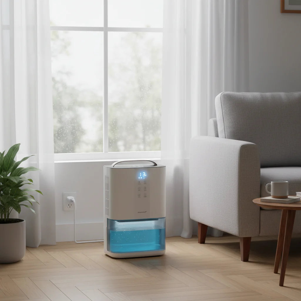 Basement Dehumidifier Home Quiet Compact Portable