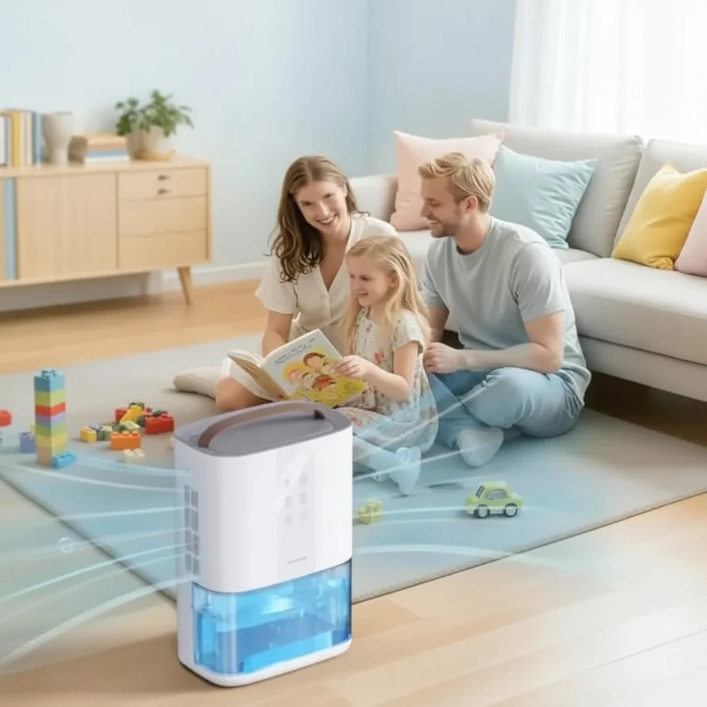 Basement Dehumidifier Home Quiet Compact Portable