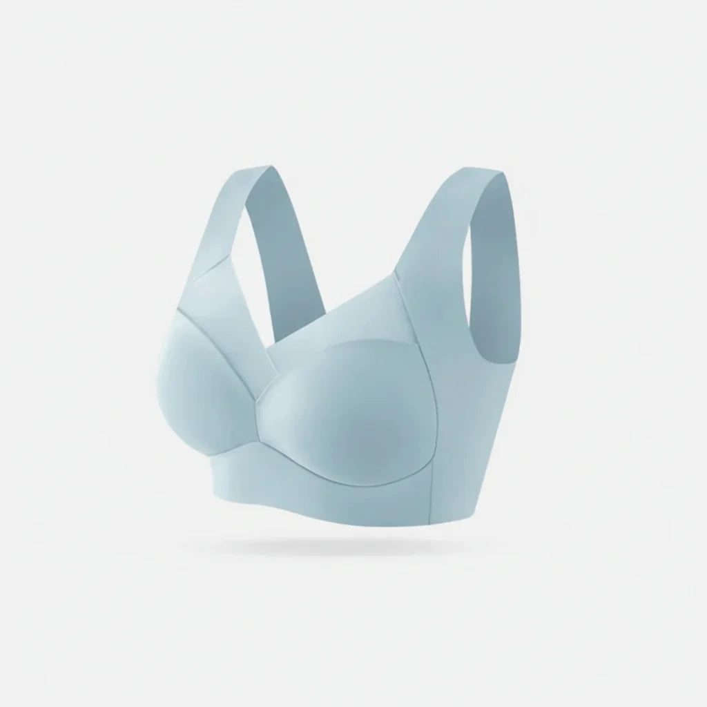 Seamless Push Up Bra Women Comfortable Wireless Lift Soft Fit