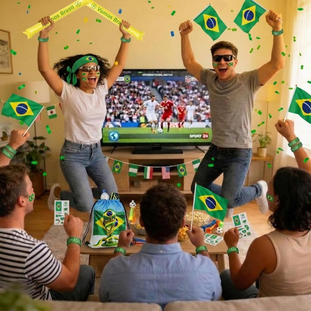 Brazil Flag World Cup Kit Fan