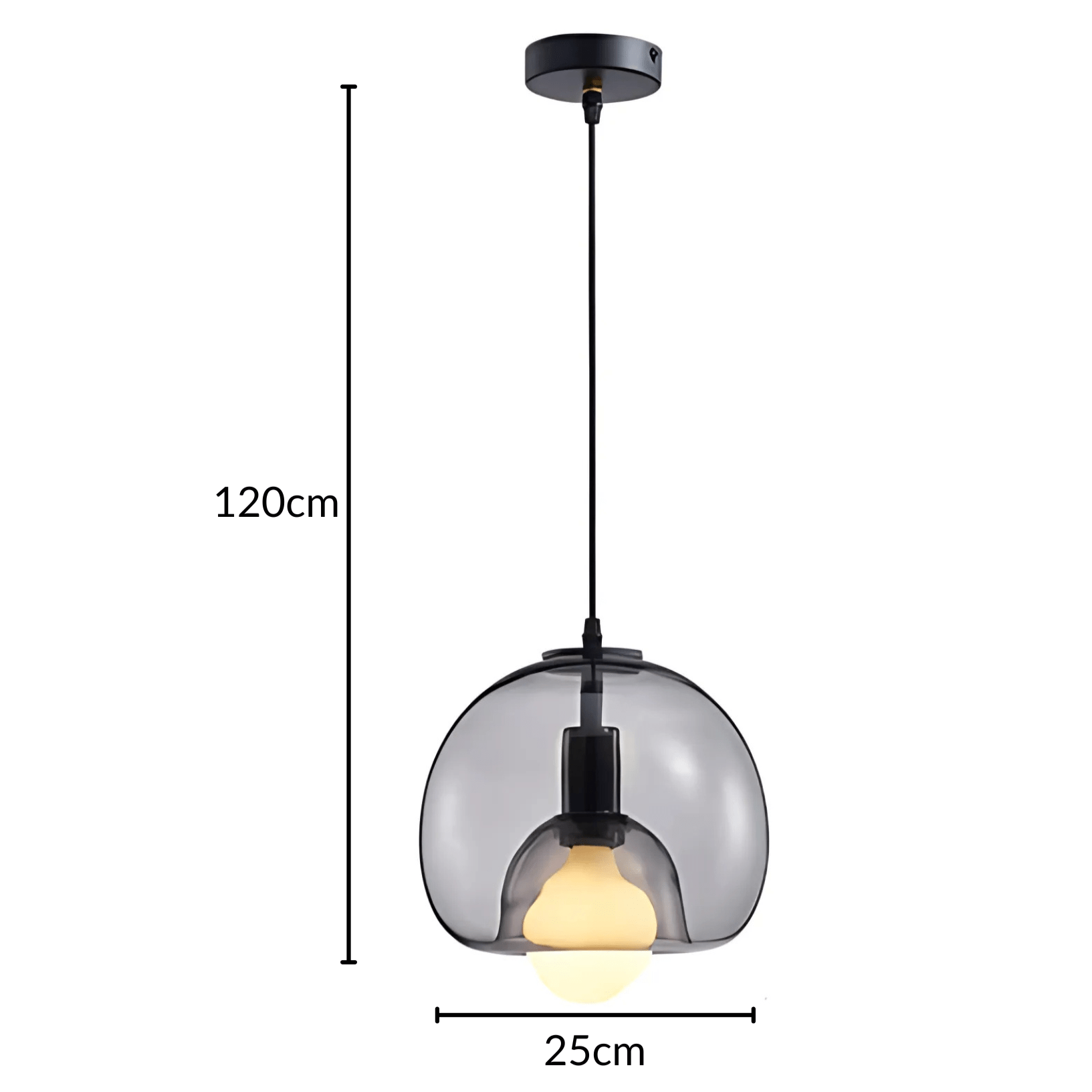 Clyde Glass Pendant Light | Modern Handblown Elegance
