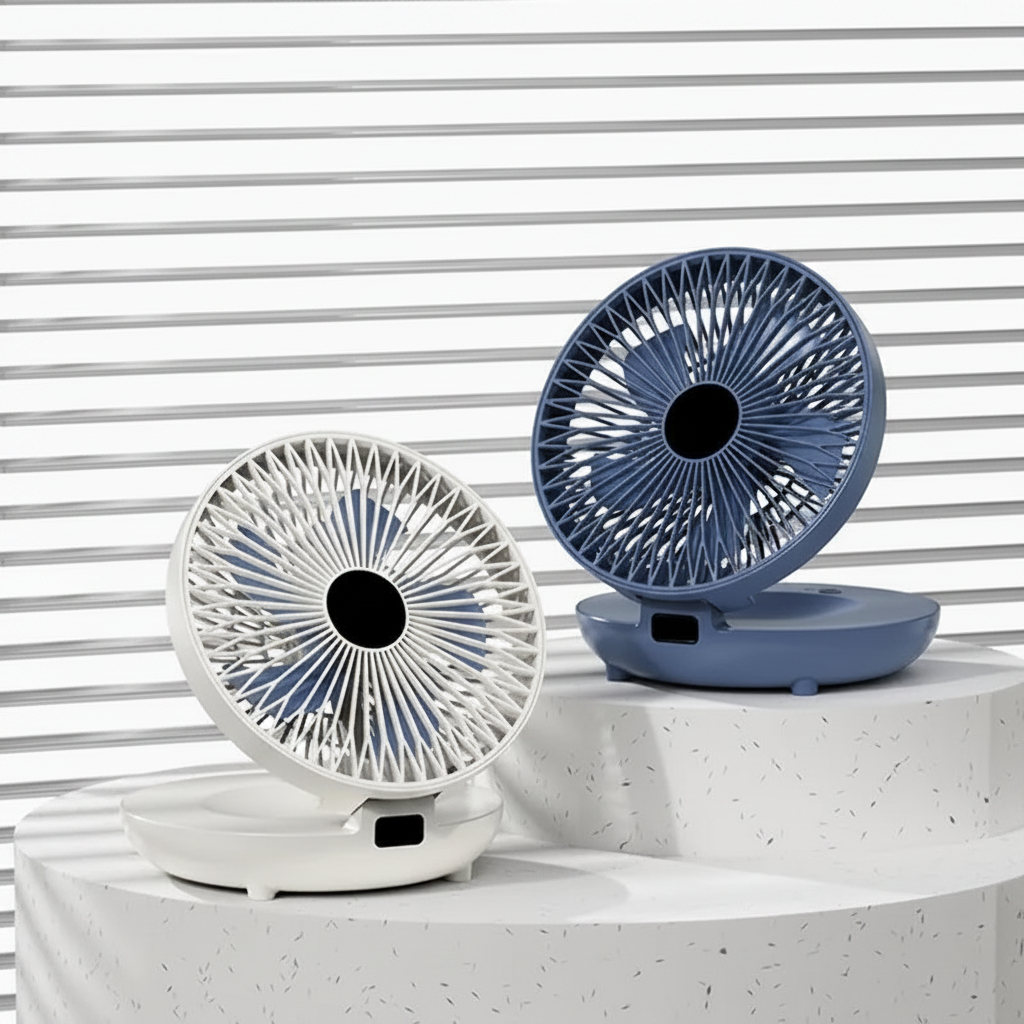 Cooling Blanket Oscillating Portable Fan Mesh Foldable
