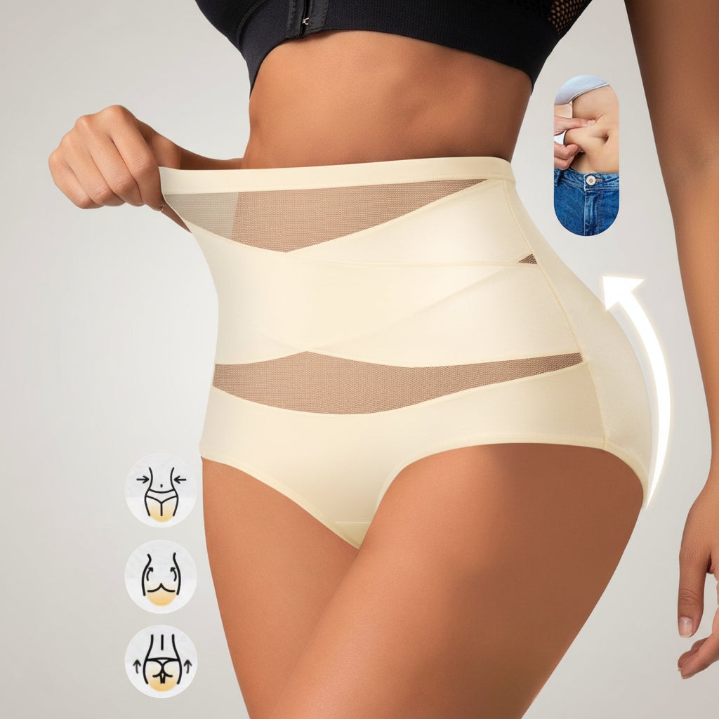 Shapewear High Waisted Tummy Control Briefs Seamless Body Shaper