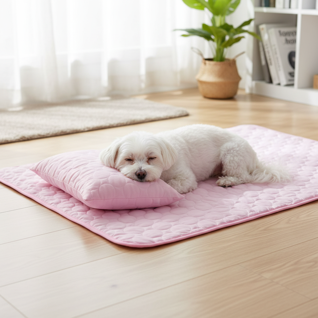 Dog Cooling Mat Pet Pad Breathable Foldable