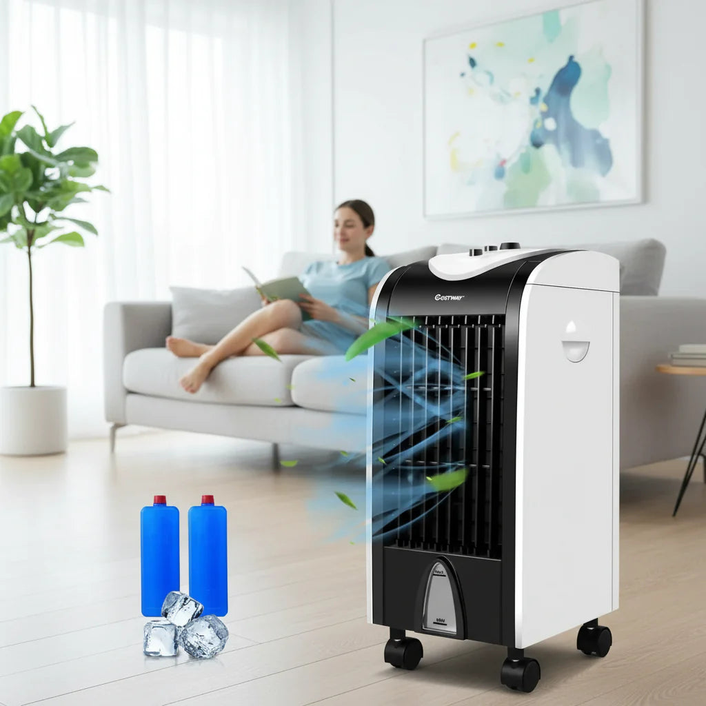 Evaporative Portable Swamp Cooler Compact Refillable