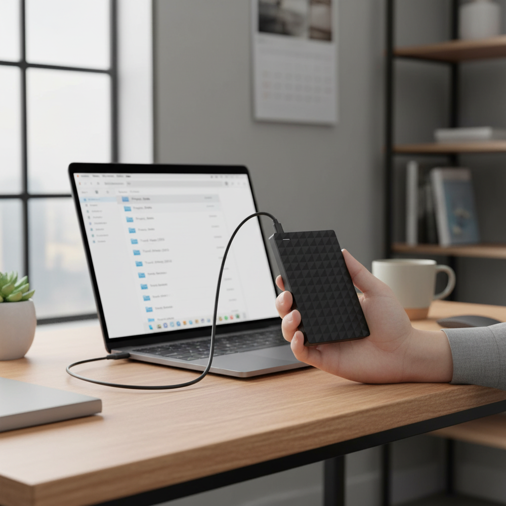 External Hard Drive Portable Ssd USB Hard Drive Compact Design