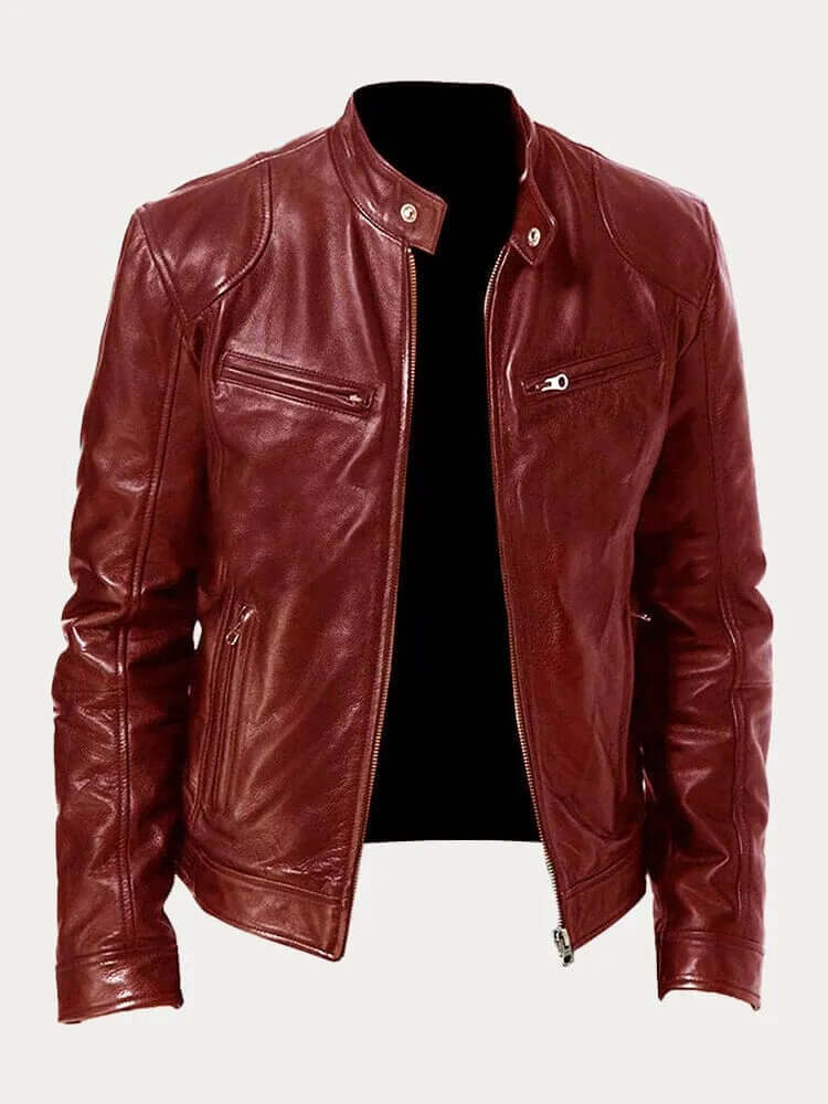 Men's Classic Genuine Leather Jacket - Stylish, Durable Outerwear for All Seasons | Premium Quality Fashion Jacket