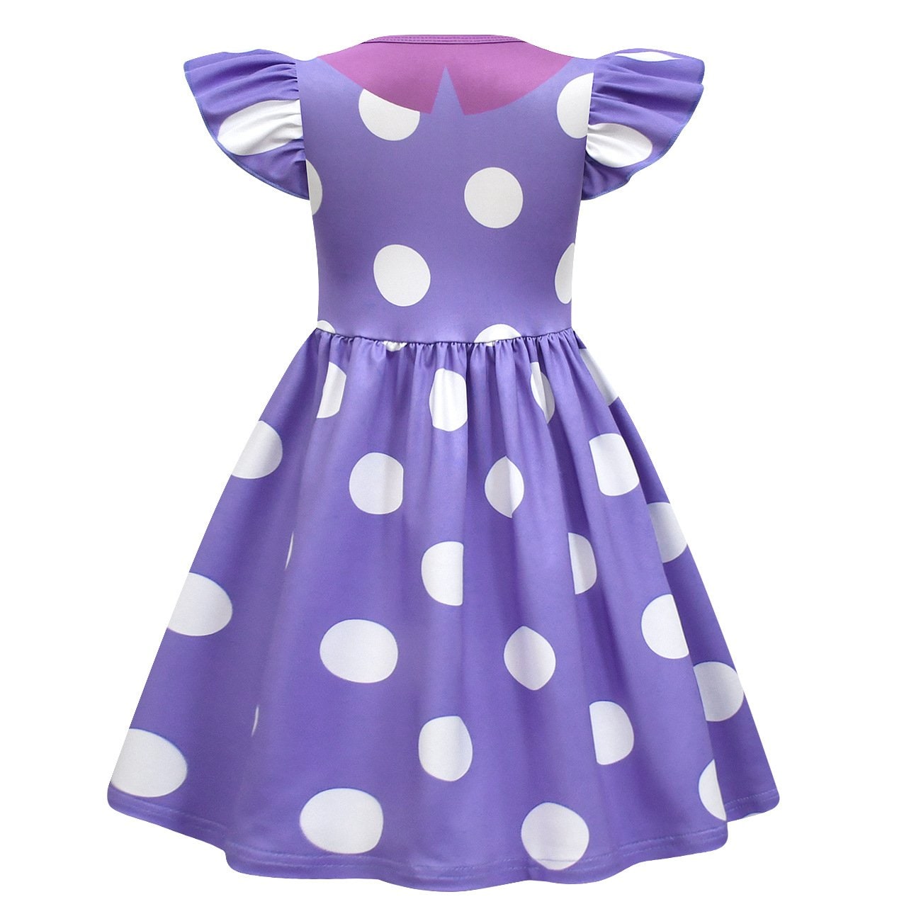 Kids Halloween Costume Dress Polka Dot Ruffle Party Outfit