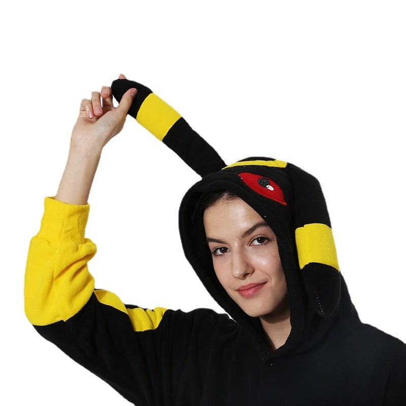 Onesie Pajamas Halloween Costume Hooded Monster Outfit