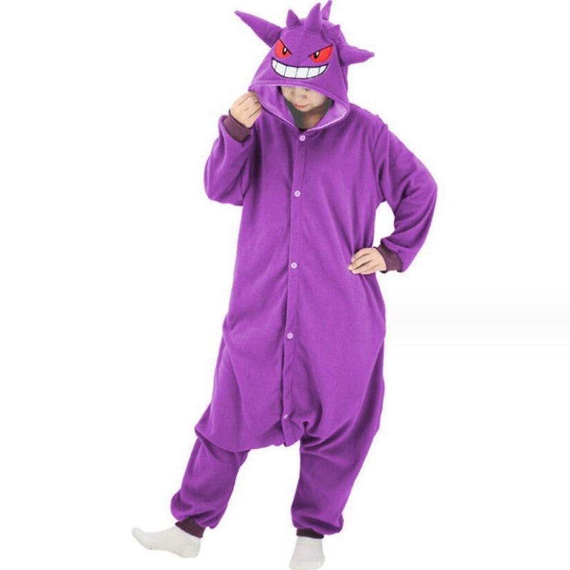 Onesie Pajamas Halloween Costume Hooded Monster Outfit