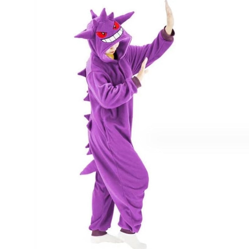 Onesie Pajamas Halloween Costume Hooded Monster Outfit