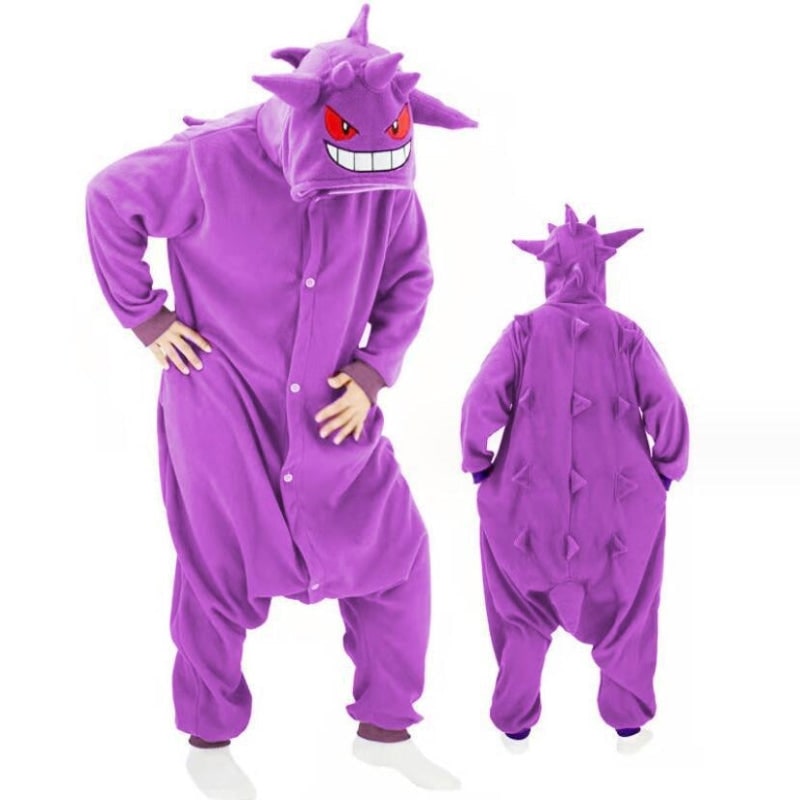 Onesie Pajamas Halloween Costume Hooded Monster Outfit