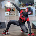 Halloween Costumes Kids Spider Hero Jumpsuit Mask Set