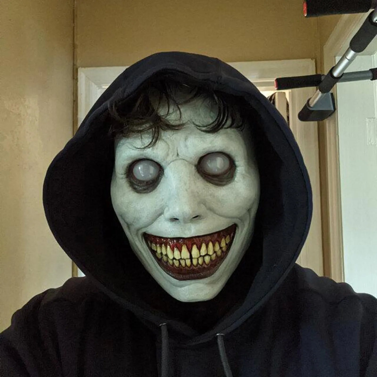 Halloween Mask Scary Demon Hooded Festival Cosplay Evil Mask