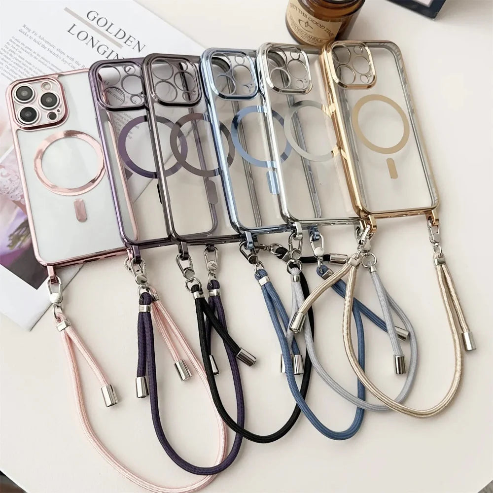 Phone Case MagSafe Crossbody Strap Lanyard Cover