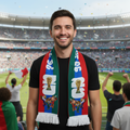 Soccer Scarf USA Flag Fan Supporter Scarf Games