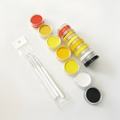 World Cup Rainbow Face Paint Set Neon Split Cake Body