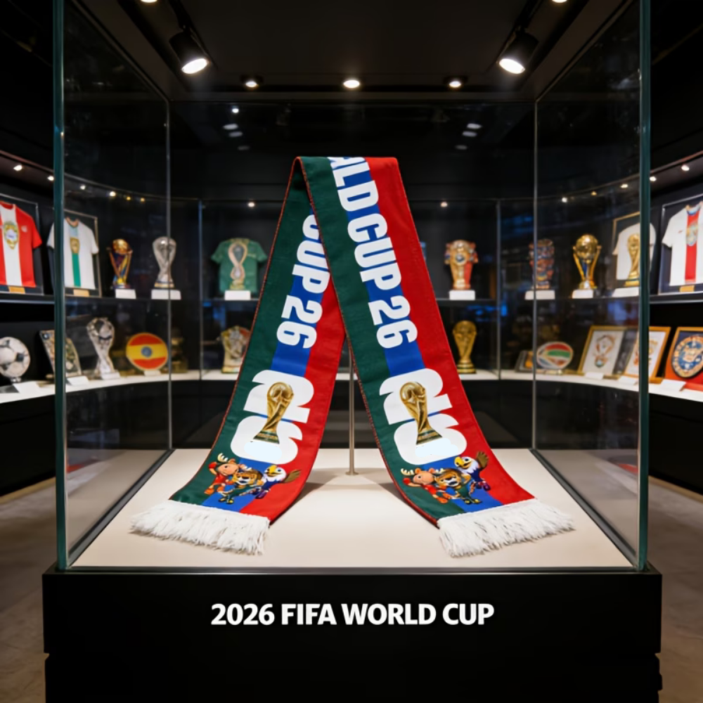 Soccer Scarf USA Flag Fan Supporter Scarf Games