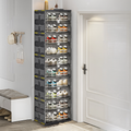 Shoe Storage 8 Tier Stackable Organizer Clear Bins