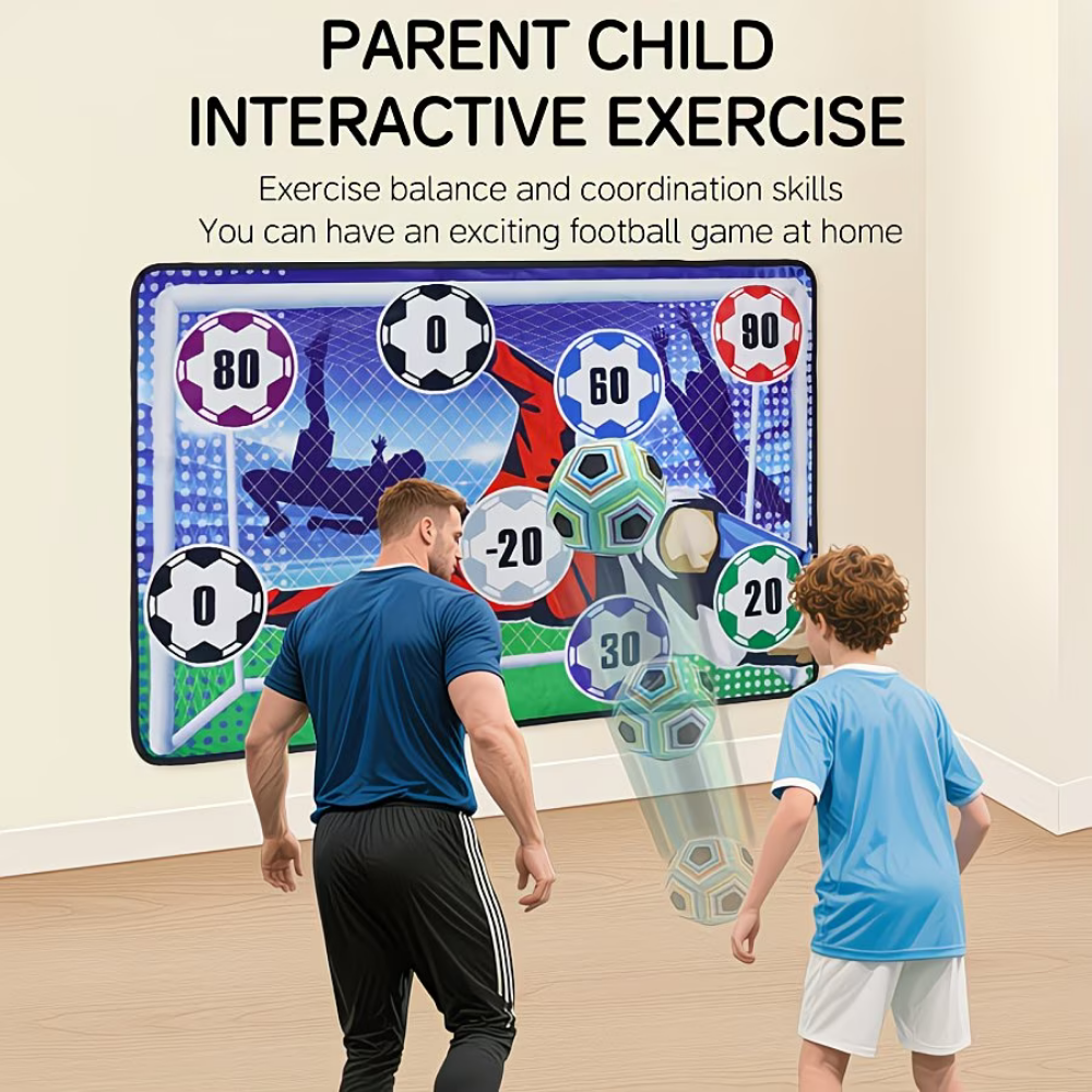 Soccer Goal Game Kids Interactive Indoor Outdoor Play Set