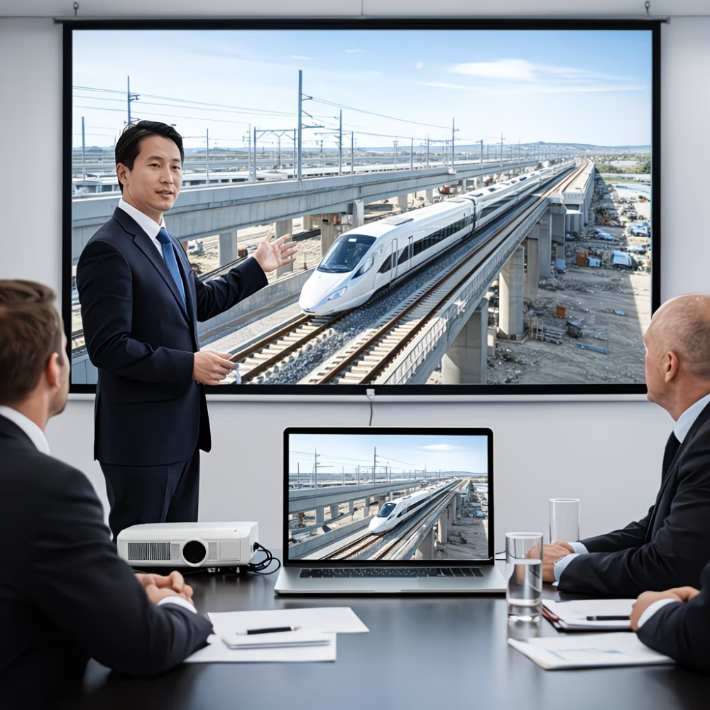 Portable 100 Inch Projector Screen Outdoor Movies Presentations