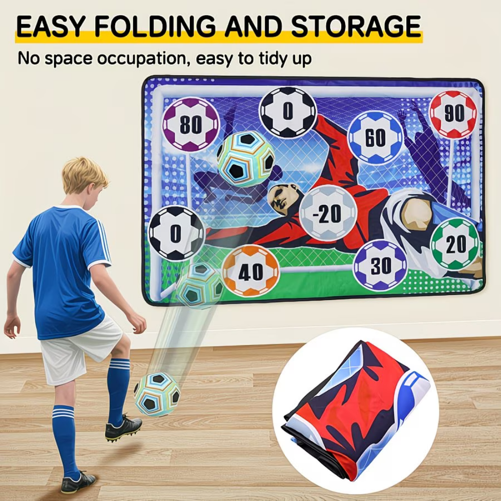 Soccer Goal Game Kids Interactive Indoor Outdoor Play Set
