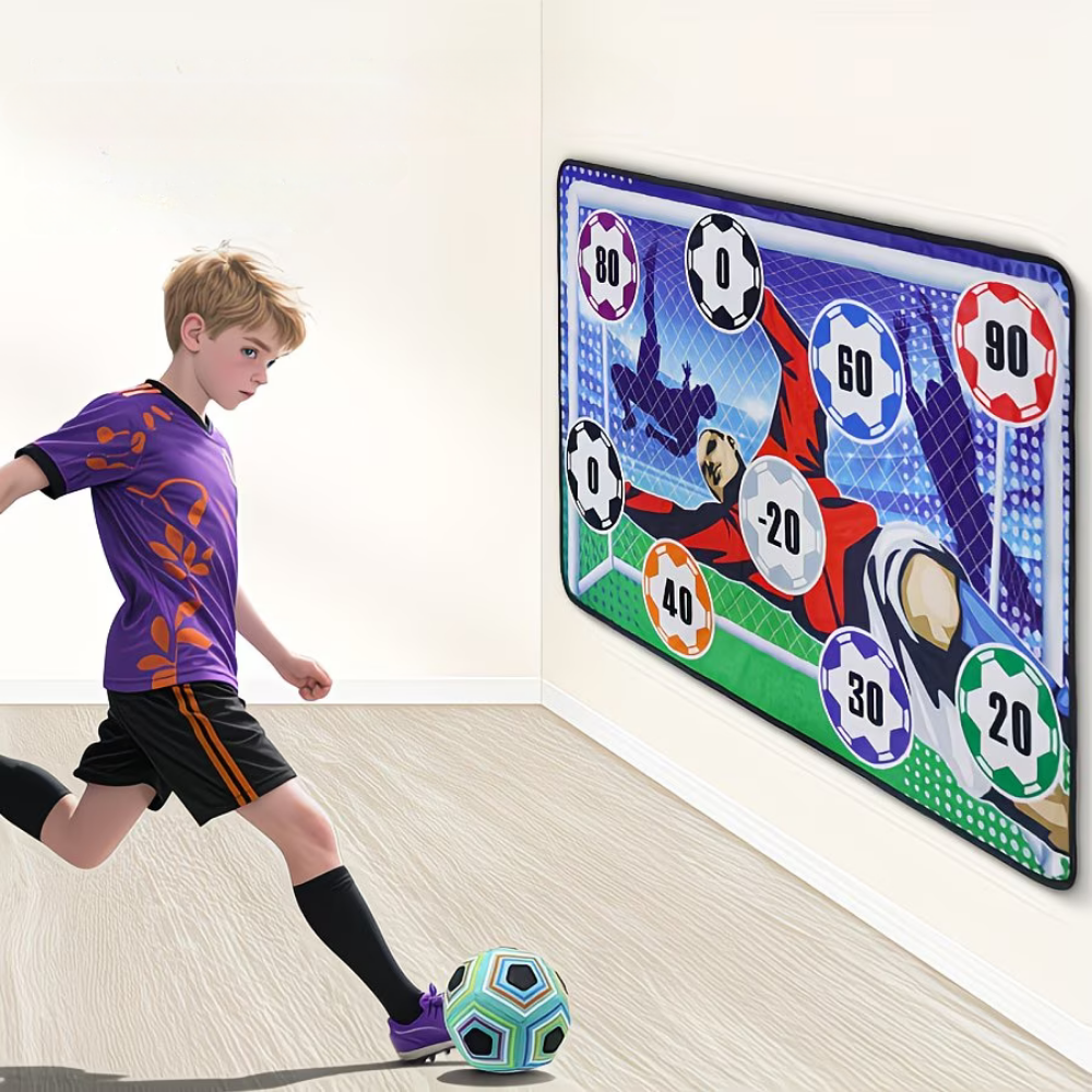 Soccer Goal Game Kids Interactive Indoor Outdoor Play Set