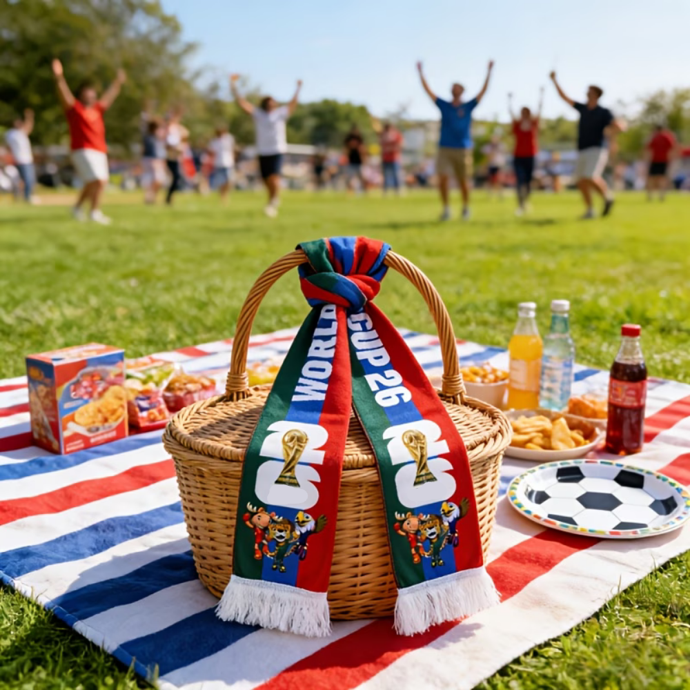 Soccer Scarf USA Flag Fan Supporter Scarf Games