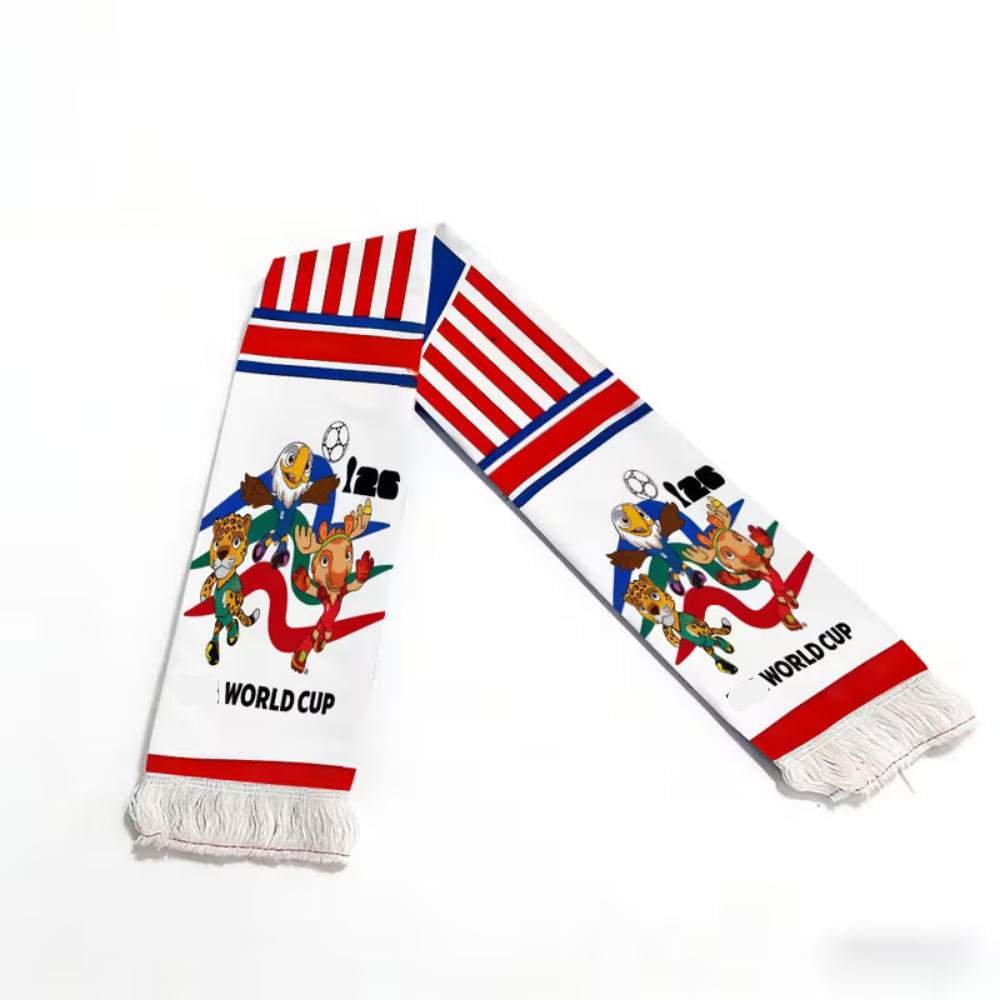 USA Flag Soccer Scarf World Cup Game Days Fan Support
