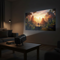 World Cup Portable Mini Projector WiFi Smart Movies Streaming