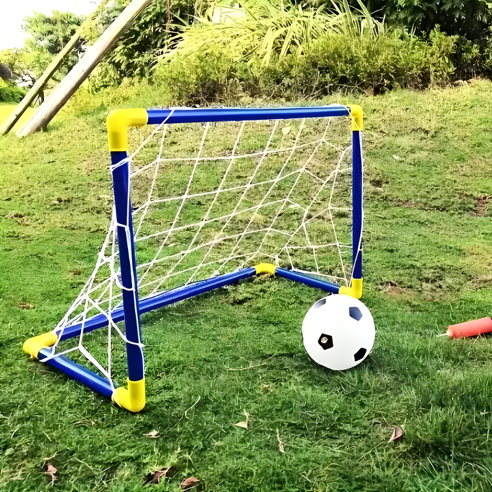 Portable Soccer Goal Set Kids Indoor Outdoor Play