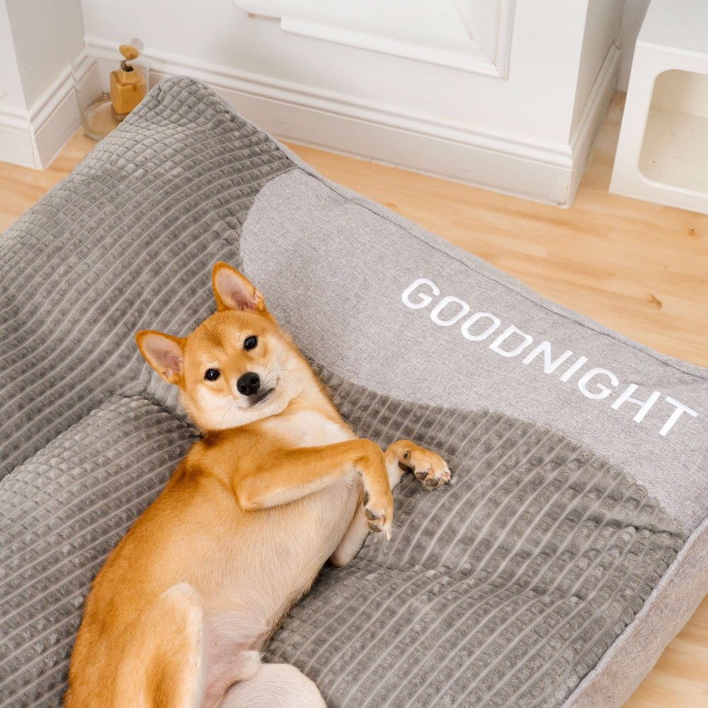 Large Dog Bed Orthopedic Durable Bolstered Support