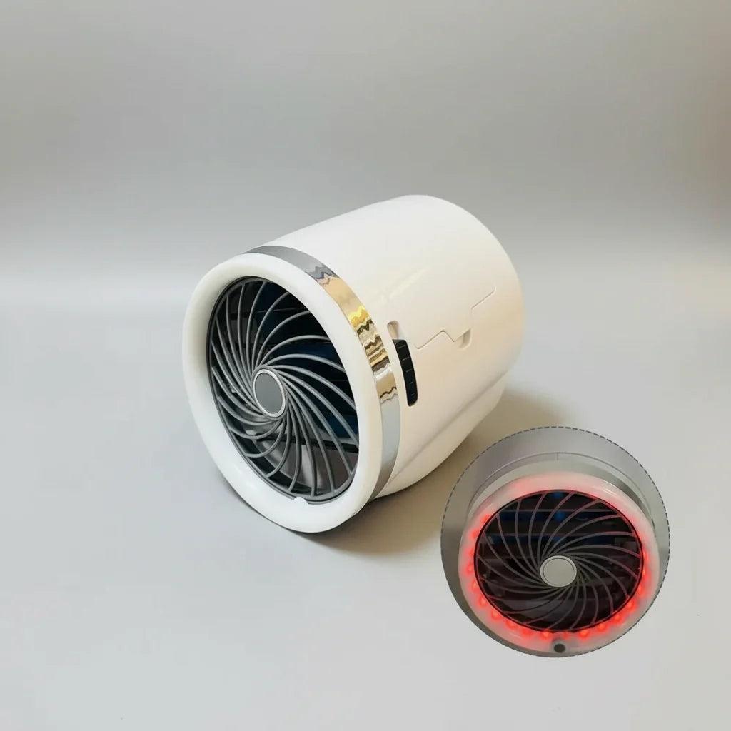 LED Lights Portable Fan Ice Packs Cooling Room