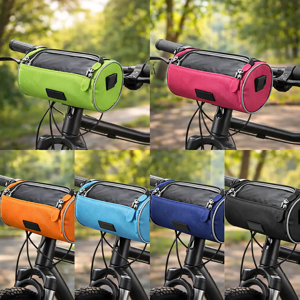 Bike Handlebar Bag Waterproof Phone Holder Touchscreen Storage