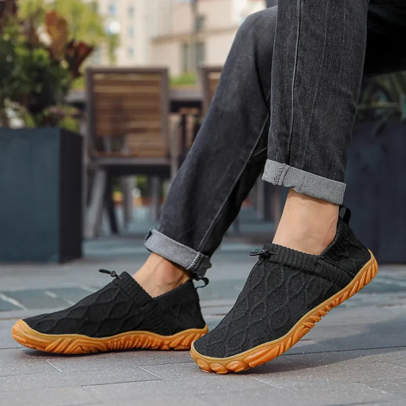 Men's Shoes Minimalist Slip On Walking Sneakers Casual Footwear