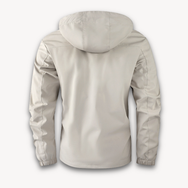 Men's Lightweight Waterproof Hooded Summer Jacket - Breathable & Stylish, Available in 4 Colors