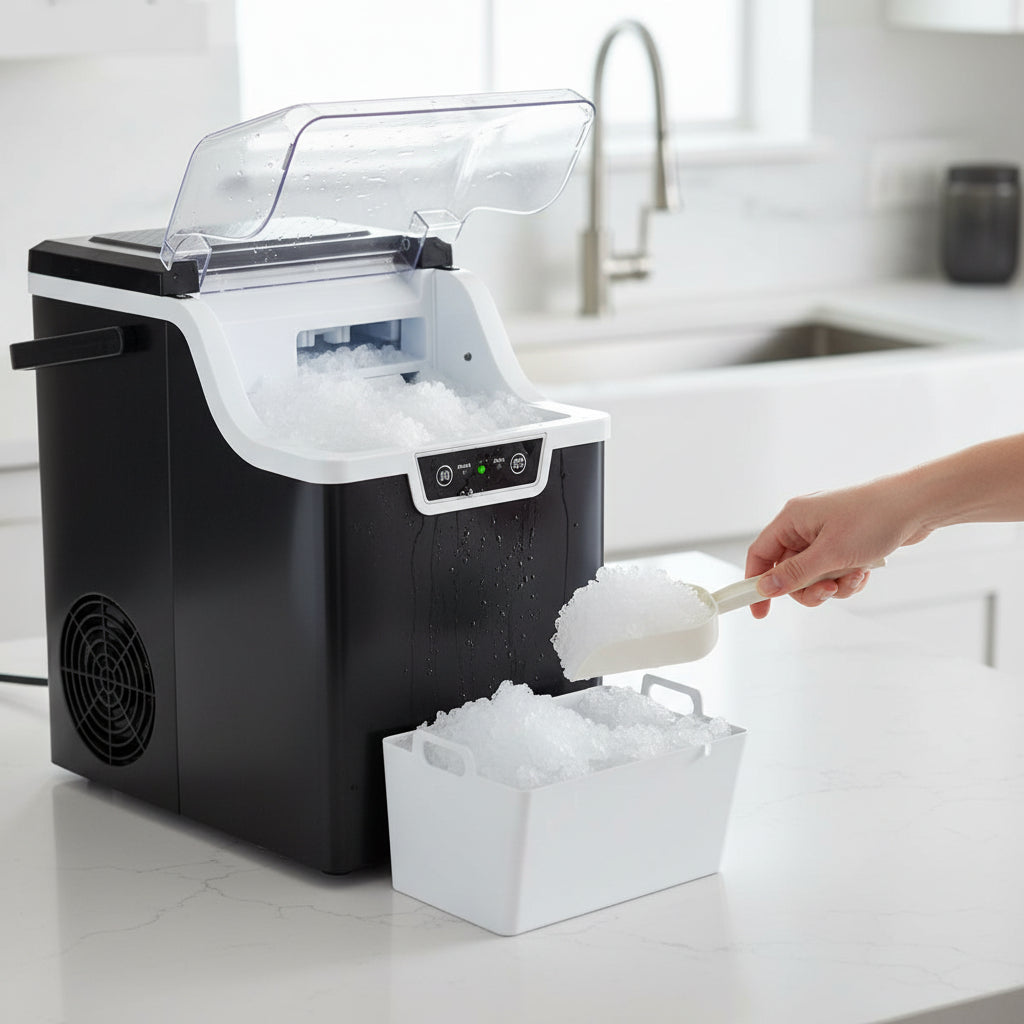 Nugget Ice Maker Countertop Portable Compact Kitchen