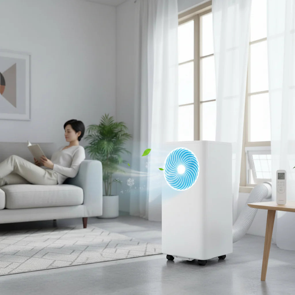 Portable Air Conditioner Unit Efficient White Sleep Mode