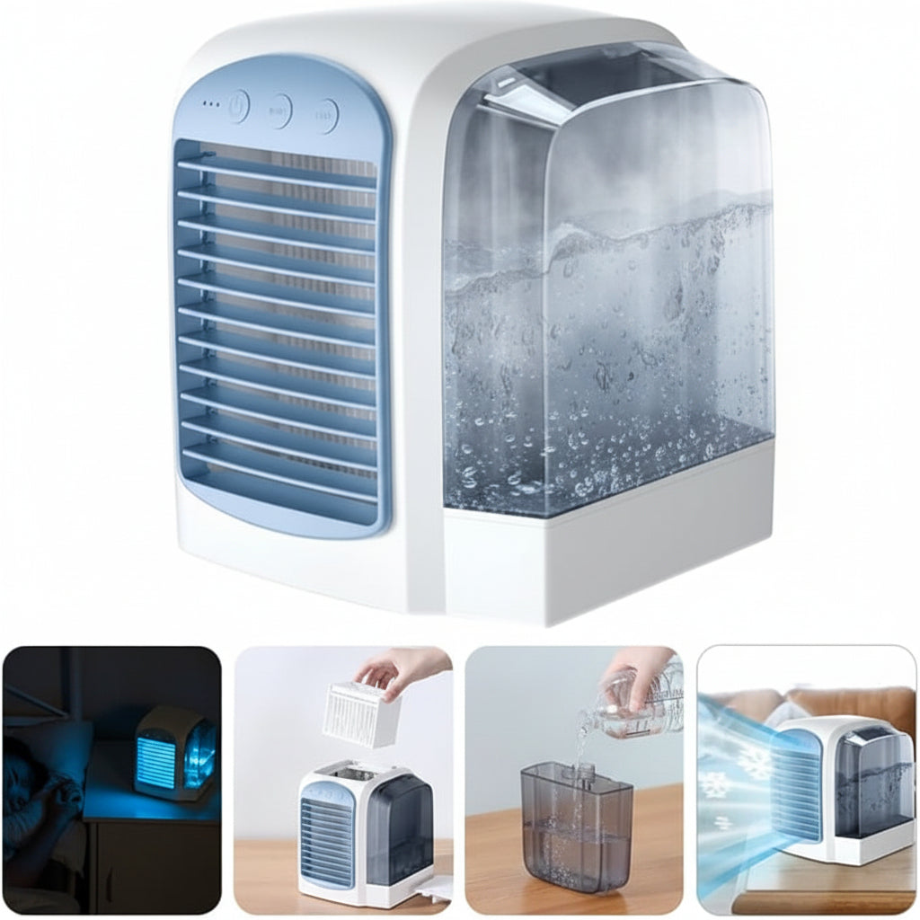 Portable Air Cooler Fan Mini Oscillating