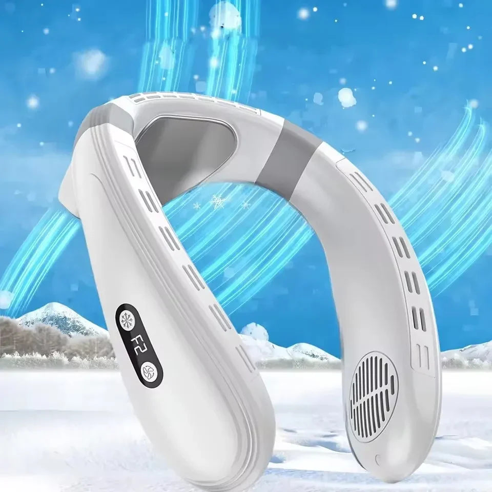 Portable Neck Fan Rechargeable Battery Clip-On Adjustable