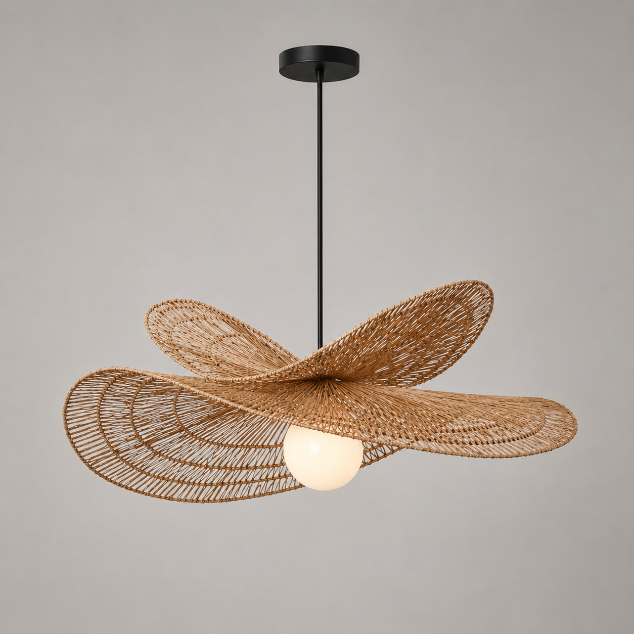 Petal Woven Pendant Light