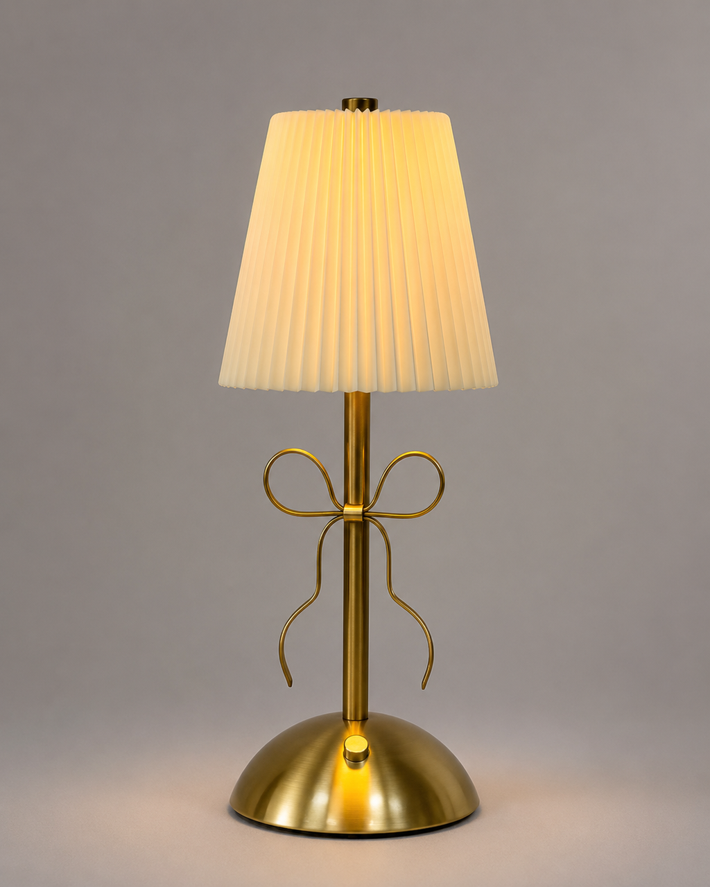 Dome Linen Table Lamp