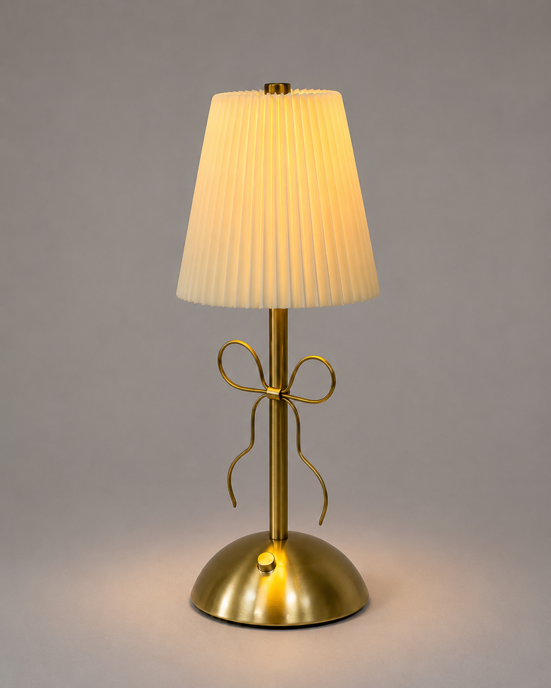 Dome Linen Table Lamp