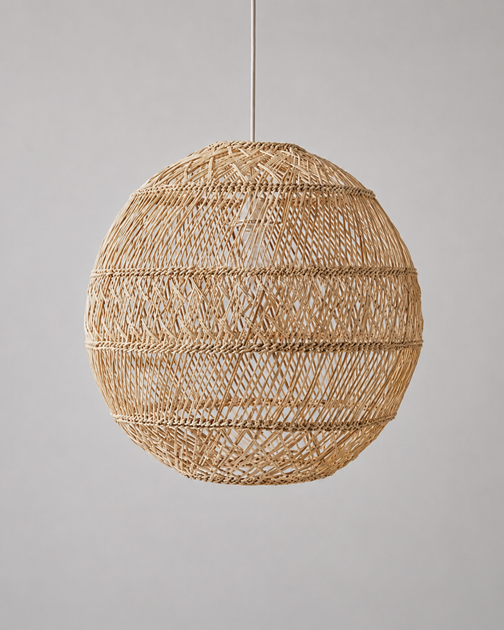 Rattan Globe Pendant Shade