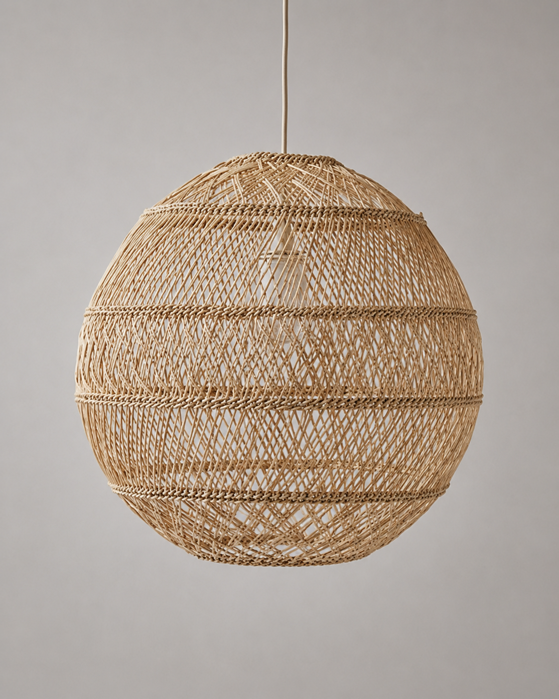 Rattan Globe Pendant Shade