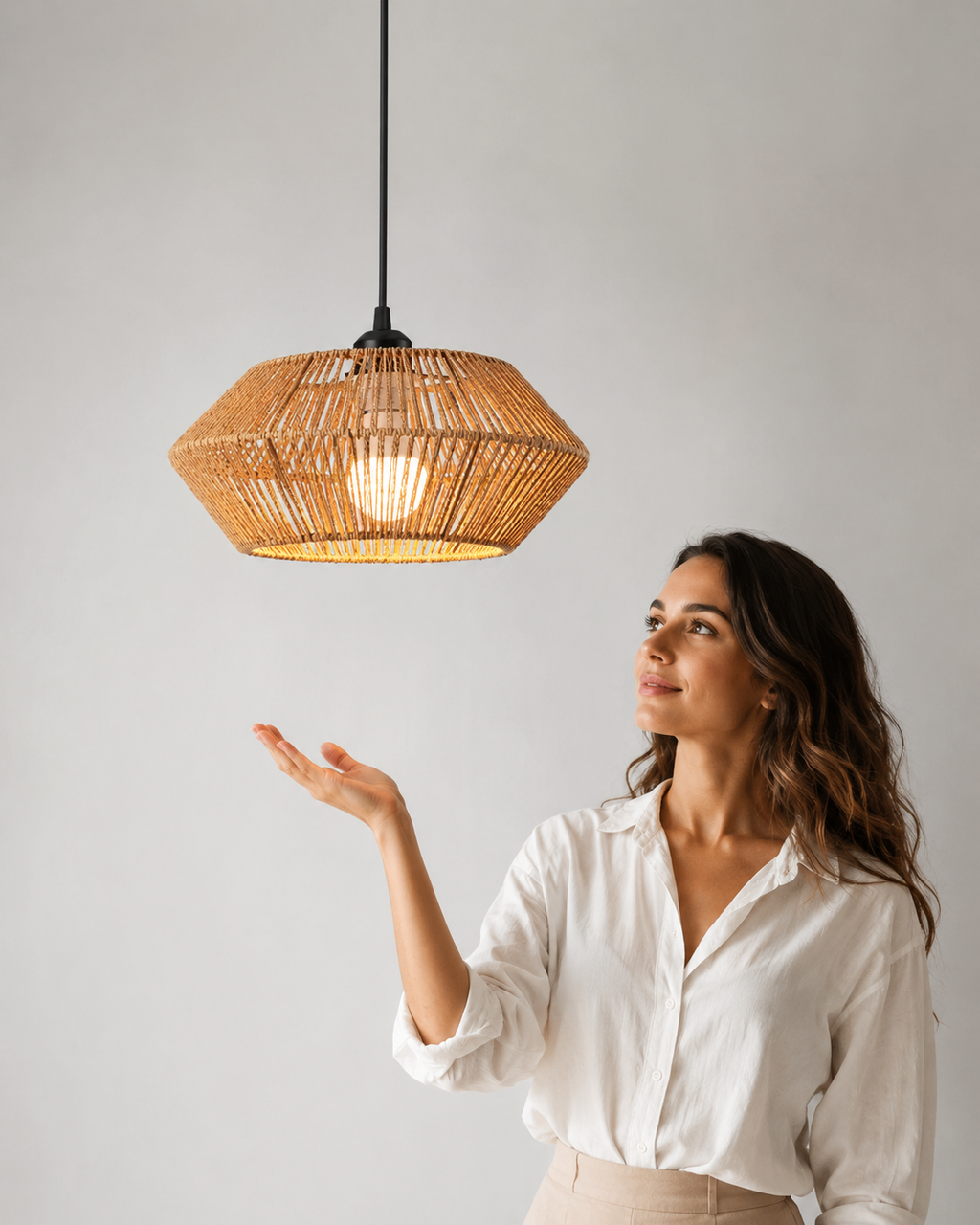Hemp Rope Pendant Light