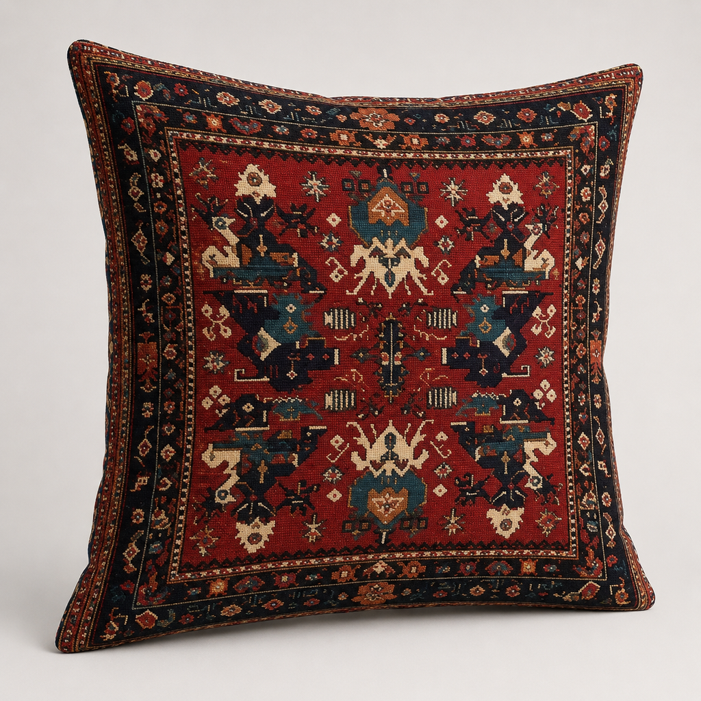 Persian-Inspired Decorative Throw Pillow