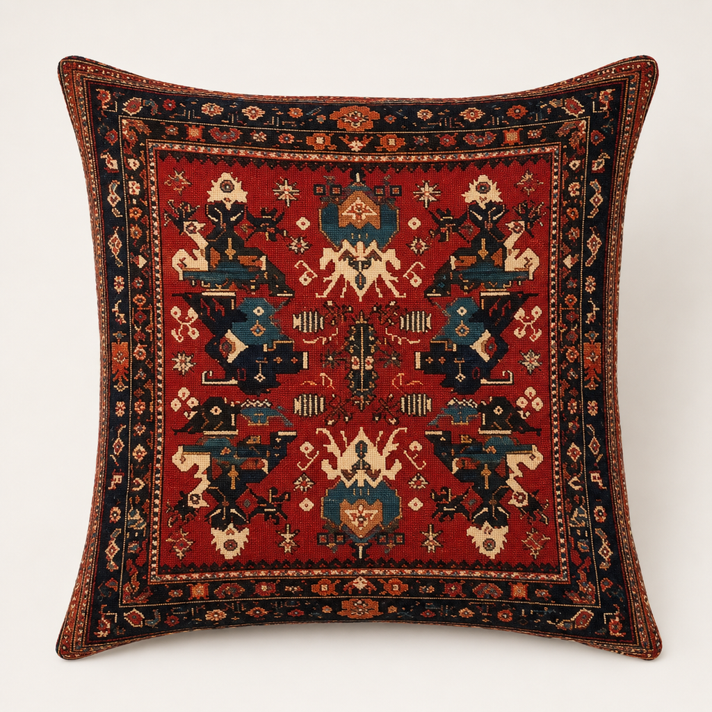 Persian-Inspired Decorative Throw Pillow