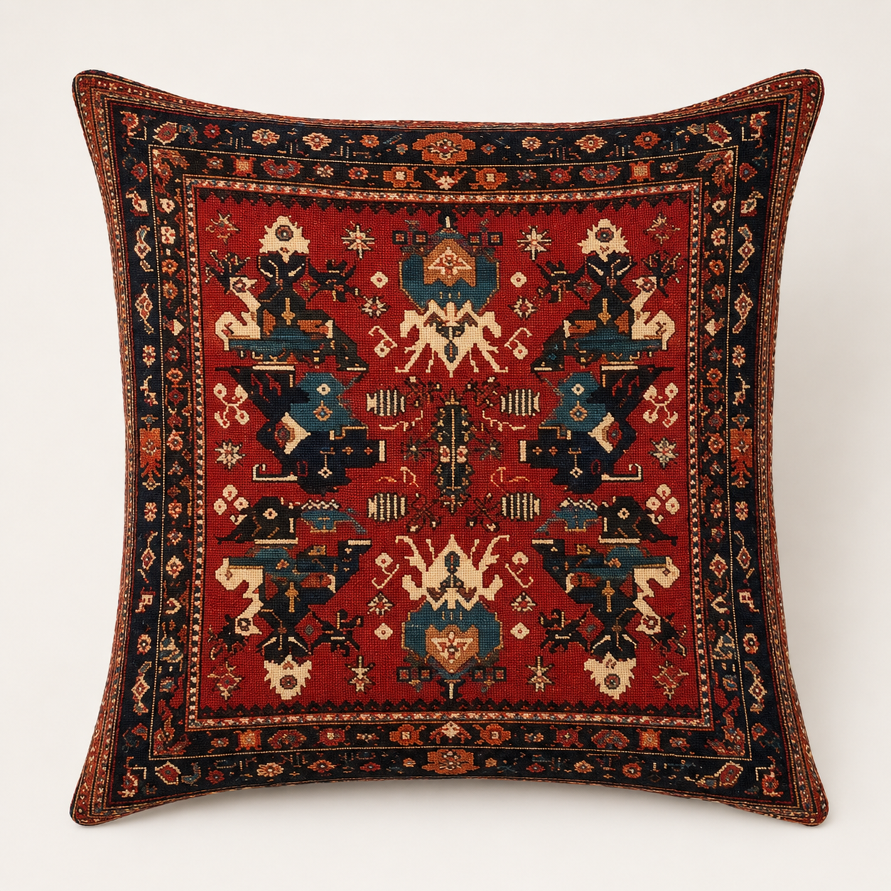 Persian-Inspired Decorative Throw Pillow